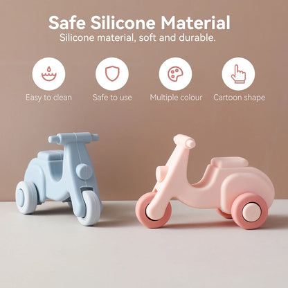 Silicone Car 0 12 Months Newborn Baby Things Silicone Baby Teether