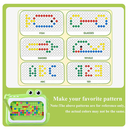 Montessori Magnetic Drawing Board Kids Color Cognition Toy