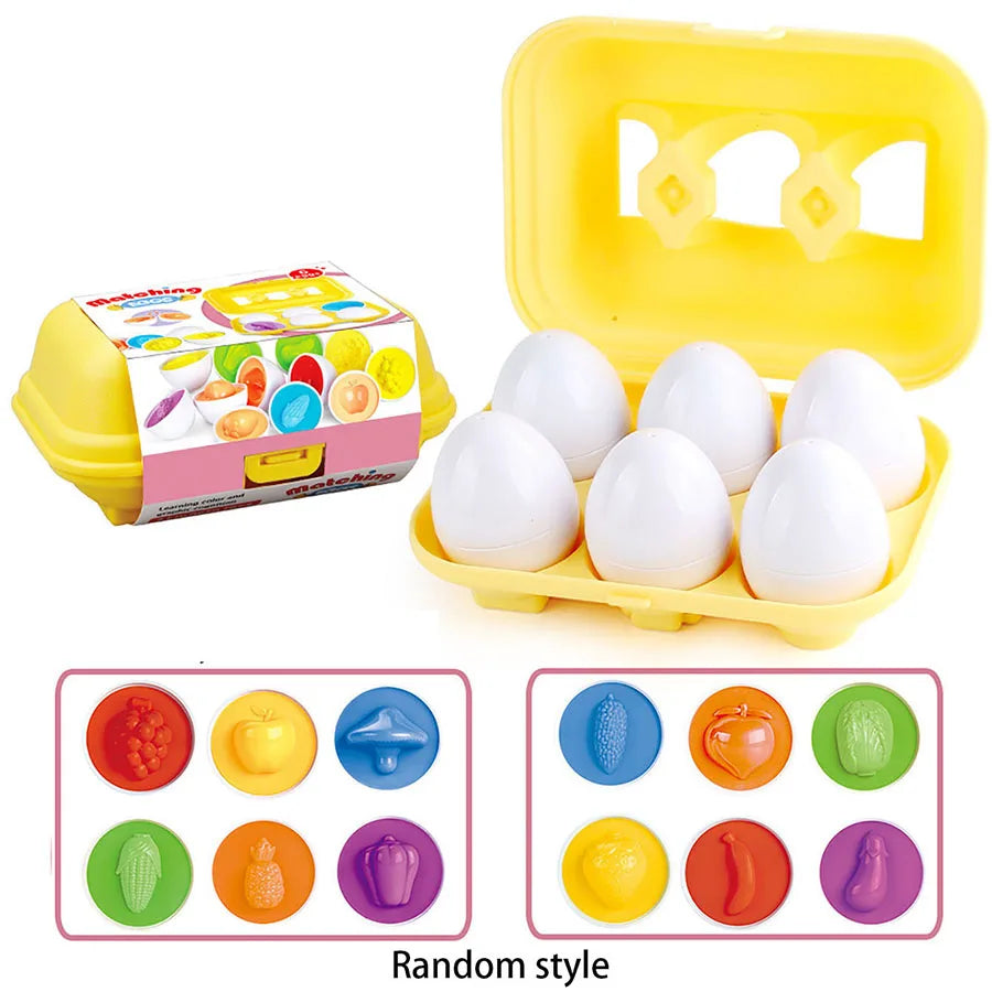 Montessori Eggs 3D Puzzle Learning Education Math Toys