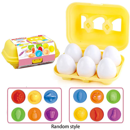 Montessori Eggs 3D Puzzle Learning Education Math Toys
