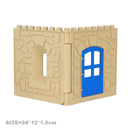 Big Particles Building Blocks House Parts Accessory Window Wall Roof