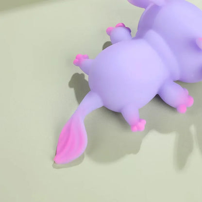 1/4pcs Axolotl Squeeze Ball Cute Fish Relax Cartoon Antistress Squishy