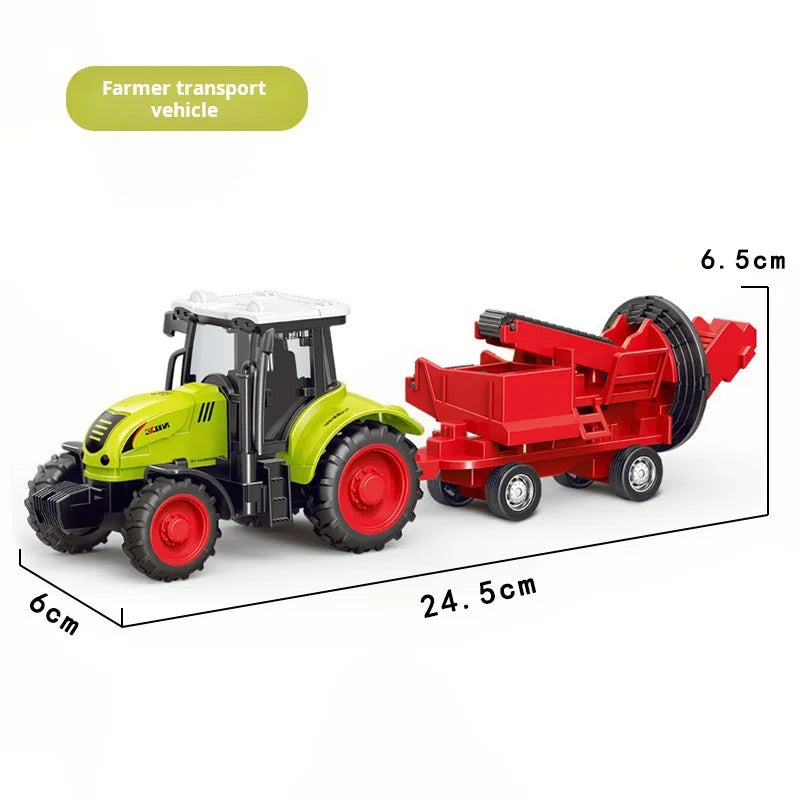 1pcs Simulation Farm Vehicles Mini Car Model Engineering Car