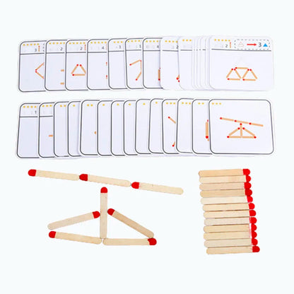 Geometry Board Game Logic Thinking Match Training Educational Toys