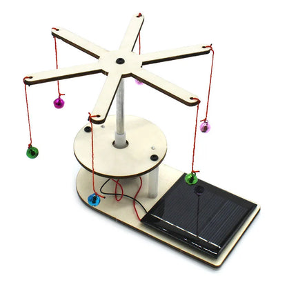 Wooden Solar Energy Conversion Model Kids Science Toy