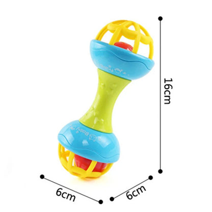 Baby Montessori Toys 0 6 12 Months Sensory Rattle Teether