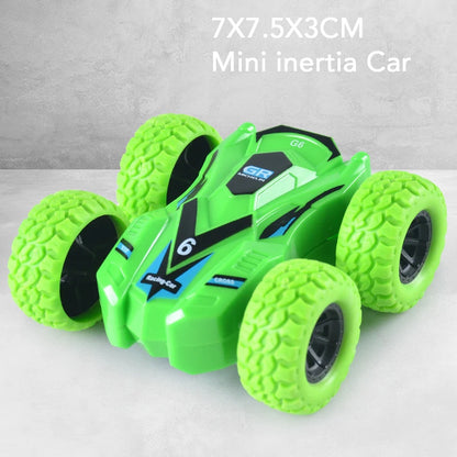 Mini Inertia Car Toys For Children Collision Automatic Turnover Double-Sided Running Car