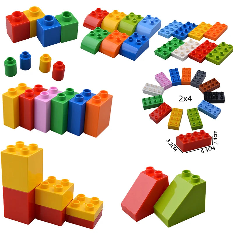 Big Building Blocks Basic Accessories Special-shaped Parts Assembly Compatible Large Bricks