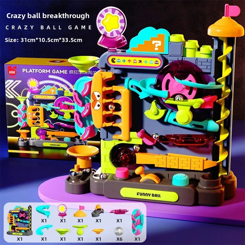 Educational Montessori Toys Multilayer Track Adventure Game