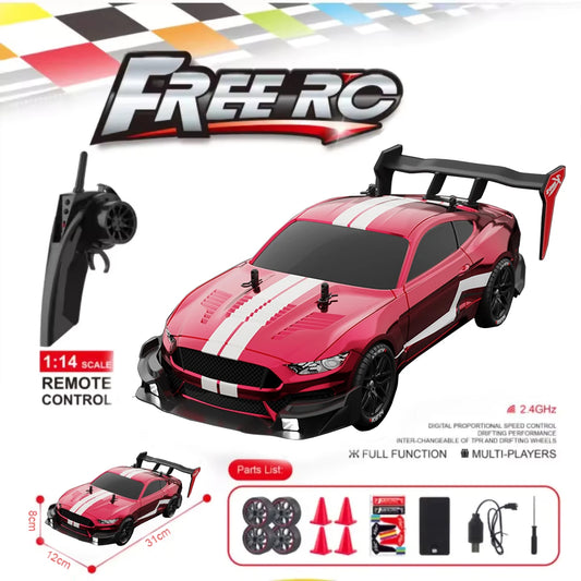 RTR MUSTANG 2.4G Drift Car 1:14 4WD Electric Remote Control