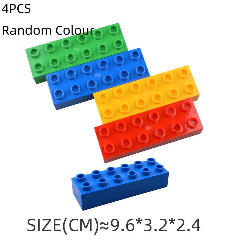 Big Building Blocks Basic Accessories Special-shaped Parts Assembly Compatible Large Bricks