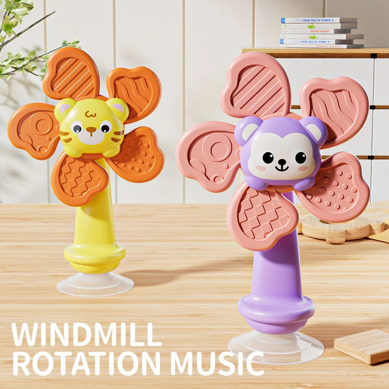 Children High Chair Toys Suction Cup Spinner Dining Table
