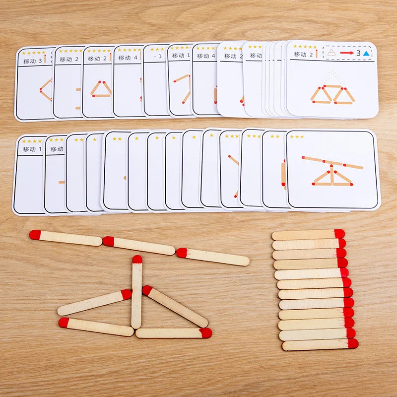 Geometry Board Game Logic Thinking Match Training Educational Toys