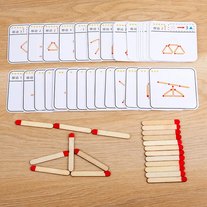Geometry Board Game Logic Thinking Match Training Educational Toys
