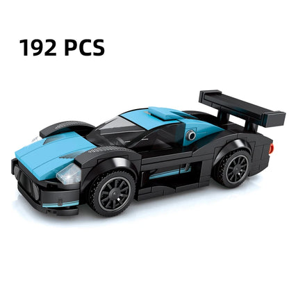 City Speed Racing MOC Car Sports Building Blocks Bricks Classic