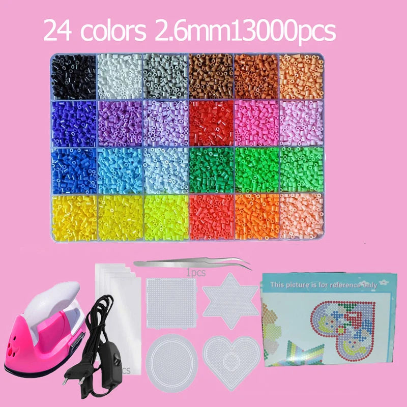 Hama Beads Box Embalagem Thermal Mosaic Ferro Educação Beadss