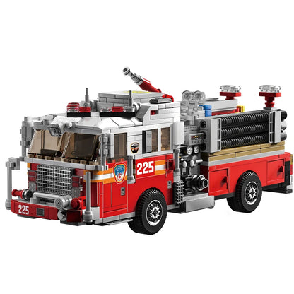 Le Yi 31070 American-style fire truck building toy city