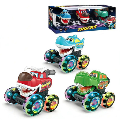 Monster Truck Toy Motion Activated Light-Up Cars