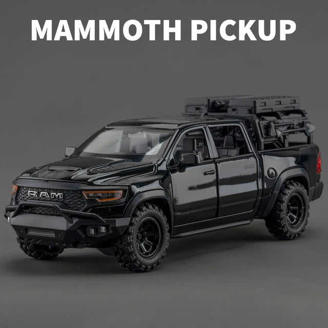 1:32 Dodge RAM 1000 TRX Mammoth Picku Alloy Car Model Sound And Light