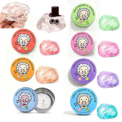 Reusable Putty Liquid Crystal Bouncy Slime Toy Set Kid Safe Mud Stress Relief Toys