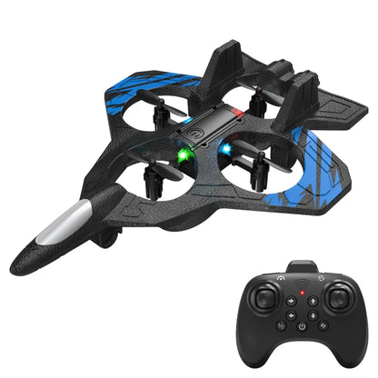 Q3 RC Fighter Plane Drone EPP Anti-Collision Foam Remote Control Aircraft With LED Lights