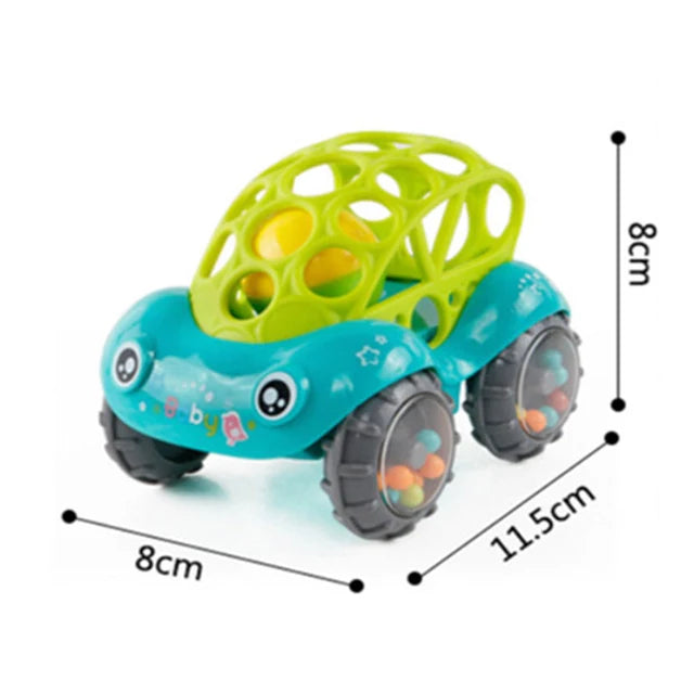 Baby Montessori Toys 0 6 12 Months Sensory Rattle Teether