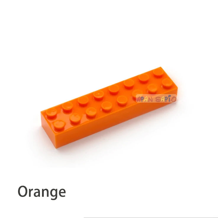 20pcs DIY Building Blocks Thick 2x8 Dots Educational Creative Toys