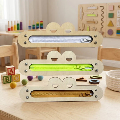 DIY Montessori Busy Board Accessories, Wooden Sensory Educational Toy