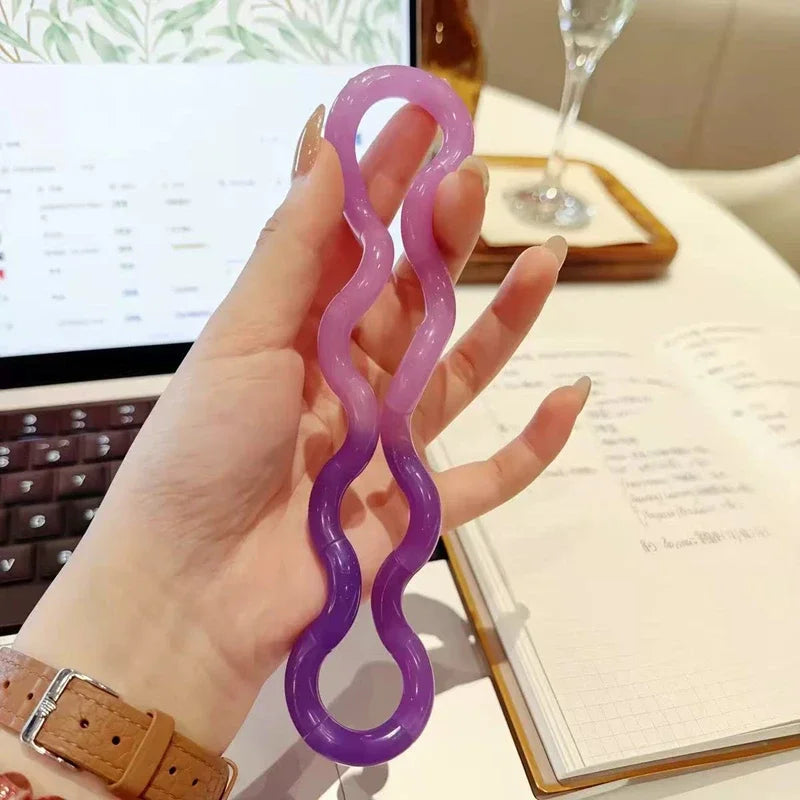 Temperature Change Rrainbow Deformable Rope Pressure Stress Relief Toys