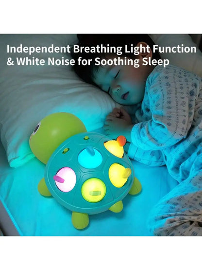 Baby Crawling Toy with Sound and Light Turtle, Baby Learning