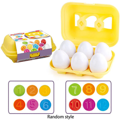 Montessori Eggs 3D Puzzle Learning Education Math Toys