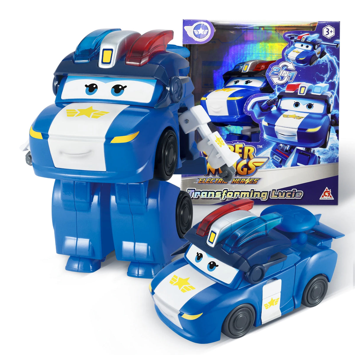 Super Wings Jerome 5 Inches Transforming  Transform