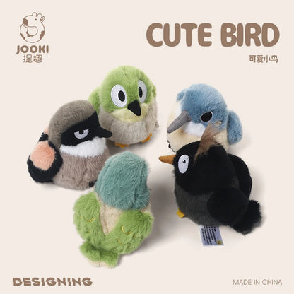 11cm Mini Lifelike Kingfisher,Sparrow,Fork-tailed Sunbird,Myna Plush Toys