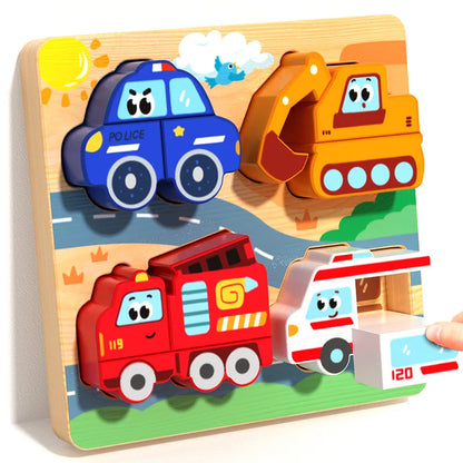 Montessori Toy Wooden Building Blocks Early Learning Educational Toys