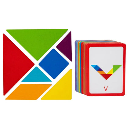 Wooden Building Block Puzzle Educational Toys Tangram
