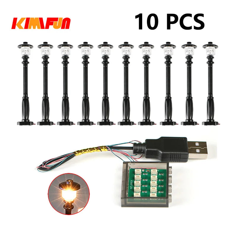 10PCS 0.8mm Pin RGB LED For LEGO Building Blocks