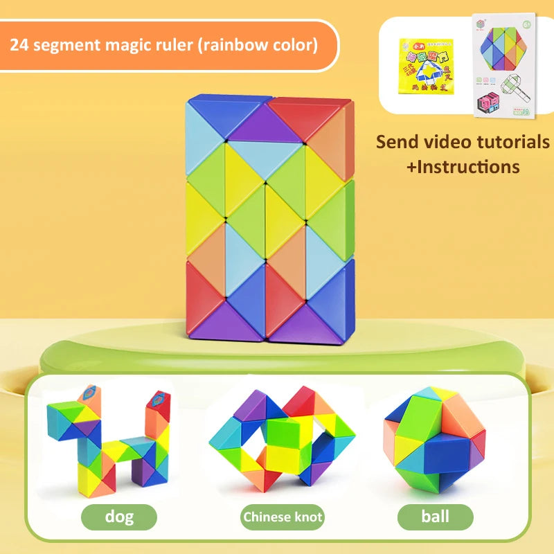 3D Puzzle Fidget Toys Transformable Cube Kid Education Toys