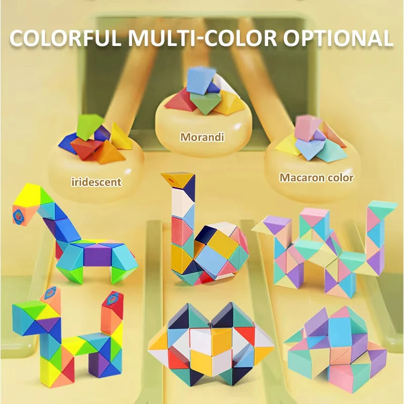 3D Puzzle Fidget Toys Transformable Cube Kid Education Toys