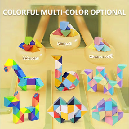 3D Puzzle Fidget Toys Transformable Cube Kid Education Toys