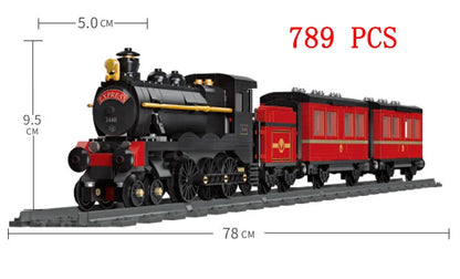 City Train Set Steam Bullet Vehicle Cargo Railway Station