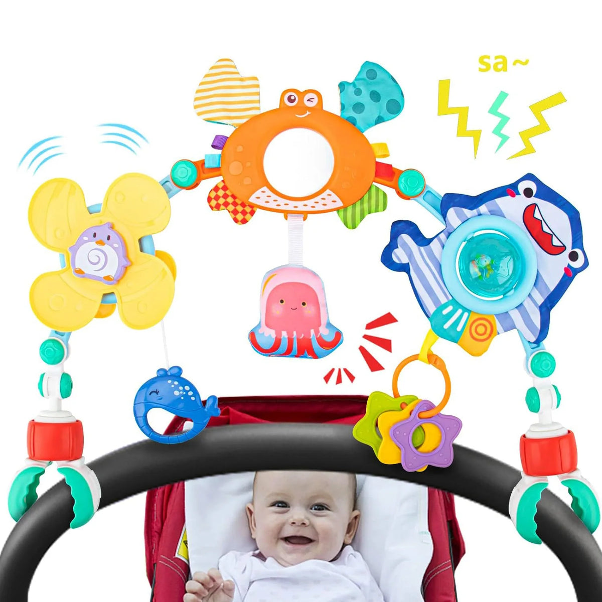 Arch Baby Car Seat Toys Fine Motor Skills Toys