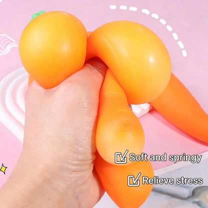 1pc Squishy Carrot, Vegetable Shaped Stress Relief Squishy