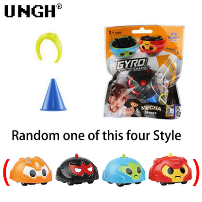 UNGH Rotating Gyro Watch Battle Cars Spinning Top Toy Pull Back