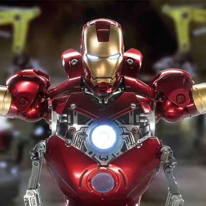 ZDTDS Original 1/5 36CM Iron Man MK50 MK3 LED lighting