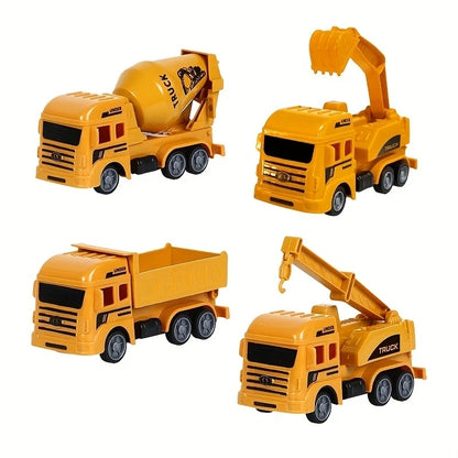 Engineering Vehicle Toys Plastic Construction Excavator Tractor