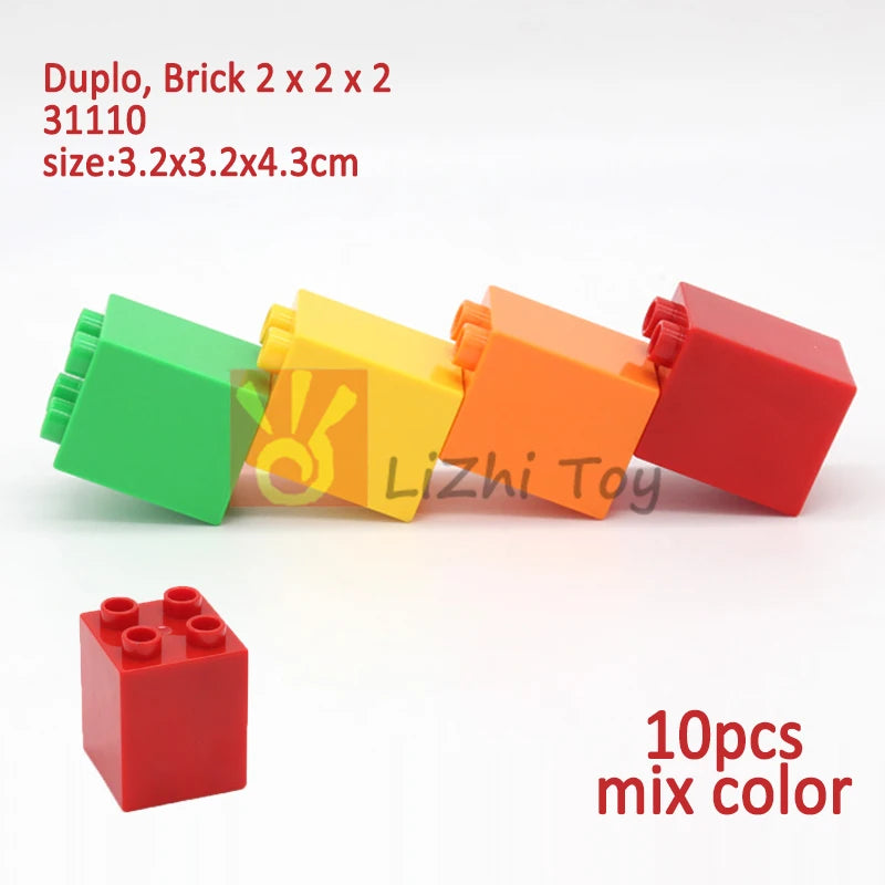 MOC Big Size Building Blocks Bricks Slope Windows Door Car
