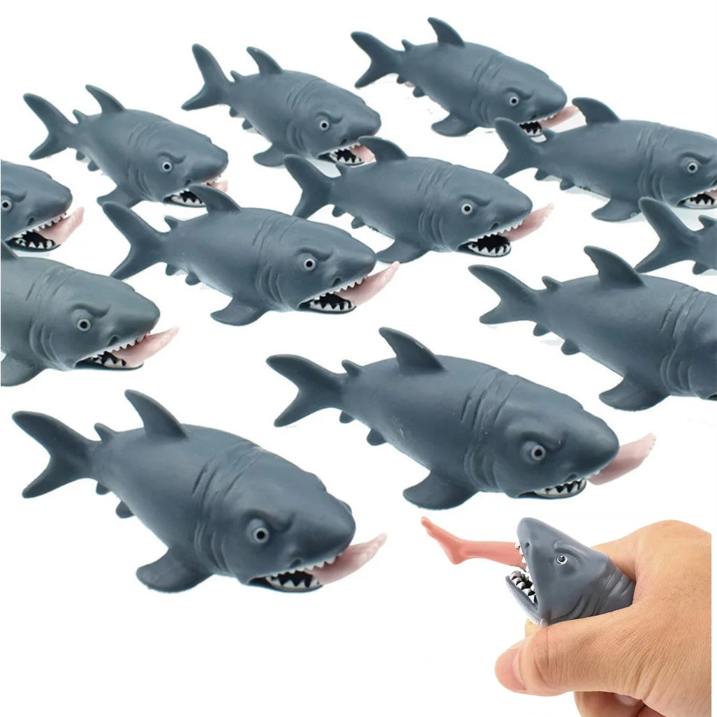 2pcs Man eating Shark Squeezing Fun Toys