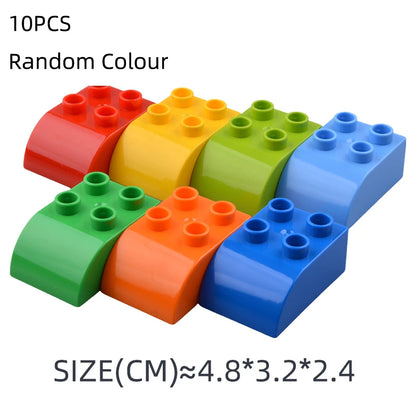 Big Building Blocks Basic Accessories Special-shaped Parts Assembly Compatible Large Bricks