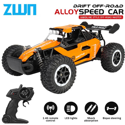 ZWN 1:16/1:20 2.4G Model RC Car With LED Light 2WD Off-road Remote Control