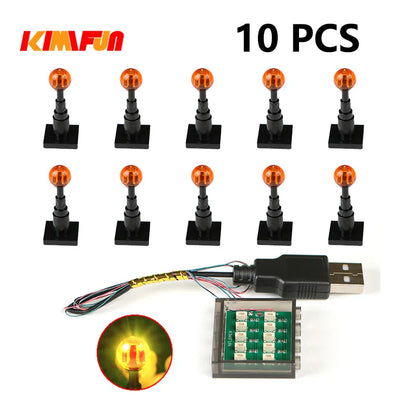10PCS 0.8mm Pin RGB LED For LEGO Building Blocks